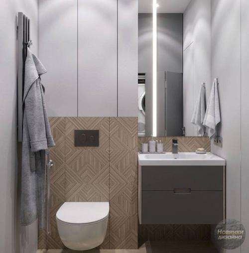 Одно из самых лучших цветовых сочетаний в дизайне интерьера квартиры: серая гамма, разбавленная приятными зелёными оттенками. 05