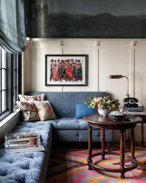 Английский деревенский стиль в доме художника в Сан-Франциско. 05