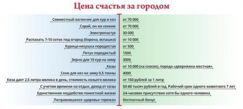 Выгодно ли жить в деревне? 03