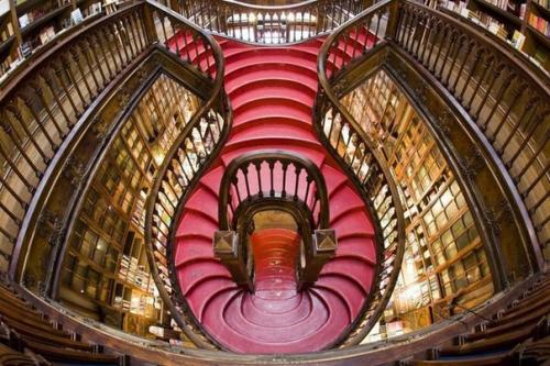 Livraria Lello.  Cамый красивый книжный магазин европы. 07