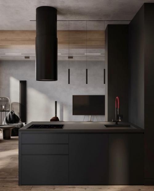 Эта квартира для молодого успешного холостяка, расположенного в доме на берегу финского залива. 01