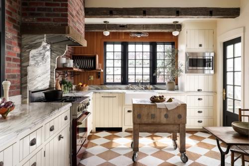 Английский деревенский стиль в доме художника в Сан-Франциско. 01