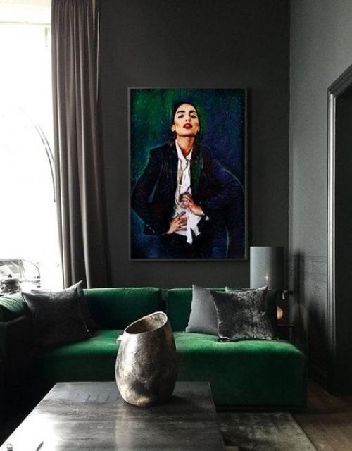 Три правила в оформлении стен картинами. 07