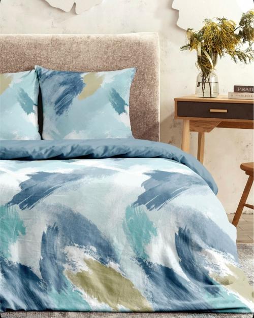 Двухспальное постельное белье легко стирается и не теряет своего первоначального вида даже после многократных стирок.  