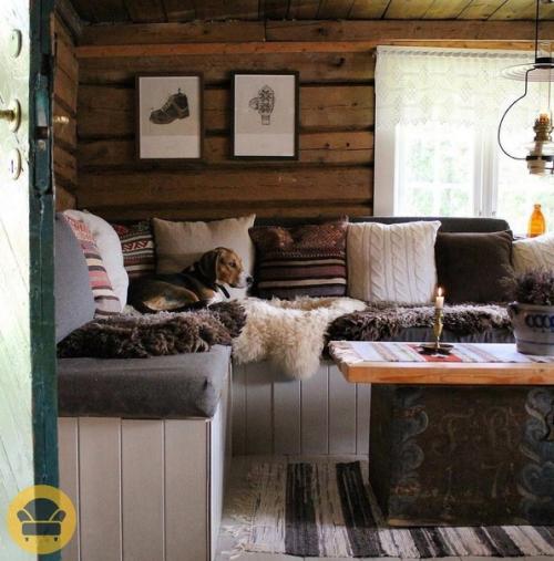 Приятный и нежный интерьер частного дома. 02