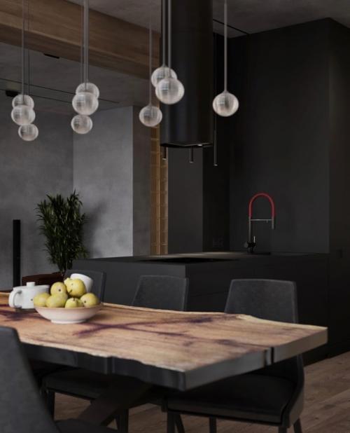 Эта квартира для молодого успешного холостяка, расположенного в доме на берегу финского залива. 05