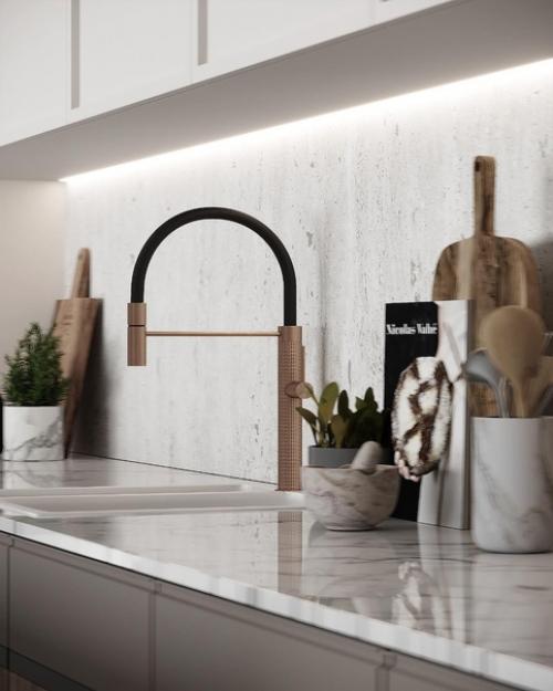 Интерьер кухни - гостиной от Анастасии риз Areese. 08