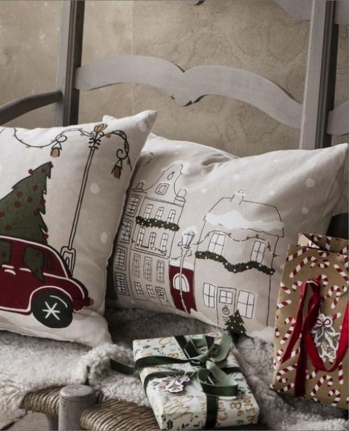 Прекрасный рождественский текстиль в коллекции шведского бренда Hemtex. 01