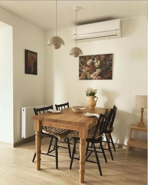 Интерьер загородного дома в натуральных оттенках. 05