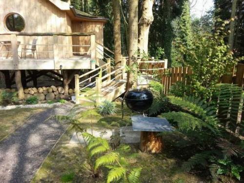 Уютный домик - скворечник в английском лесу. 08