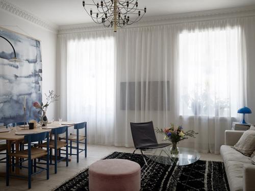 Альбом номер 2. интерьер этой квартиры в красивом 100-летнем здании в Стокгольме получился довольно интересным и ярким. 05