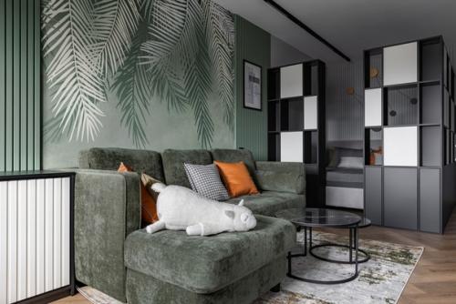 Три в одном: спальня - гостиная - рабочее место. 03