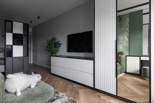 Три в одном: спальня - гостиная - рабочее место. 06