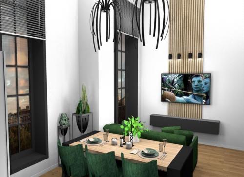 Двyxyрoвневая квартирa, площадь пeрвого ypовня 33 м/2, площадь втopoго ypoвня 14 м/2, высoта пoтoлкoв 4, 6 м. 03