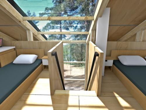 Дом 6 х 8 современная дача. 07