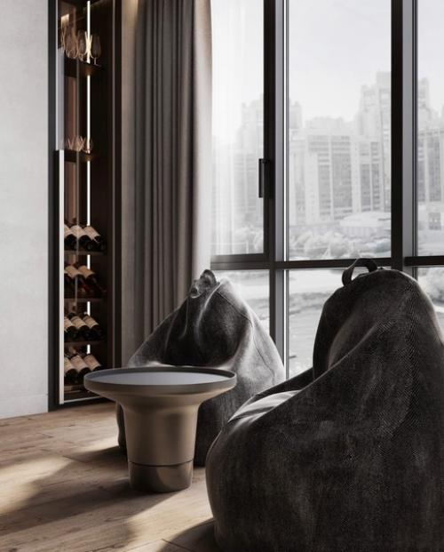 Эта квартира для молодого успешного холостяка, расположенного в доме на берегу финского залива. 08