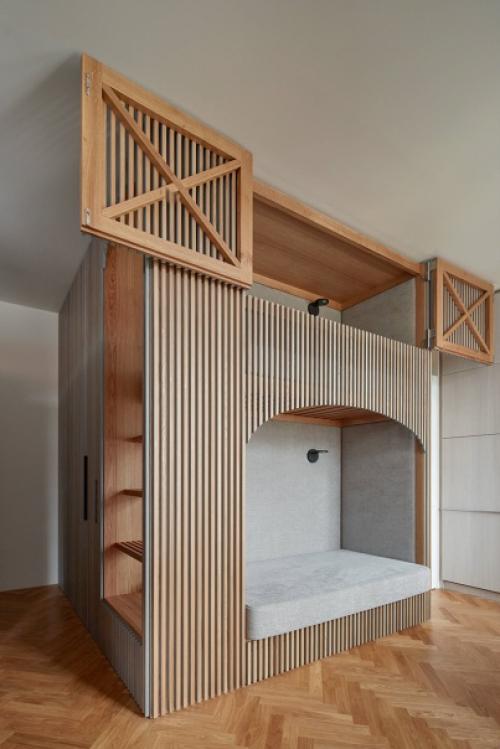 Оригинальный интерьер квартиры 36, 3 кв. 05