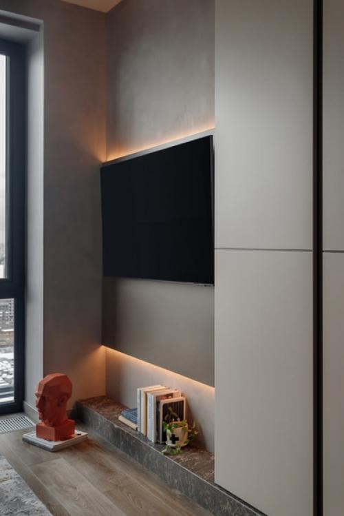 Интерьер однокомнатной квартиры 44 кв. 05