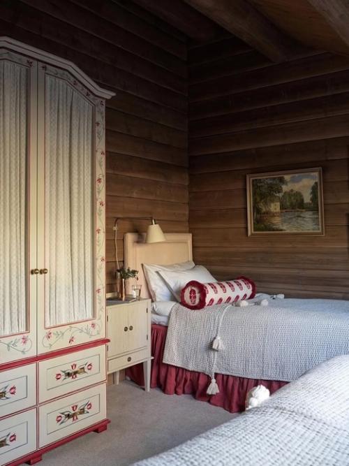 Вековое шале на шведском горнолыжном курорте оре. 06