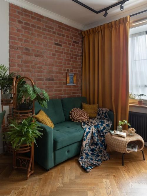 Однушка, которая разрушает стереотипы: интерьер квартиры 45 кв. 05 Однушка, которая разрушает стереотипы: интерьер квартиры 45 кв. 05