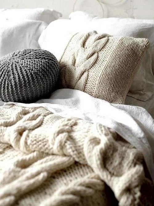 Вязаные вещицы в интерьере. 06