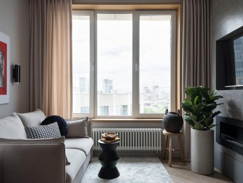 Интерьер однокомнатной квартиры 36, 3 кв. 03