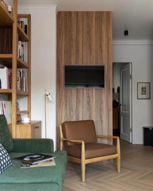 Этот интерьер был спроектирован для мужчины, который ценит музыку, увлекается искусством и любит собирать друзей на ужин и коктейли. 03