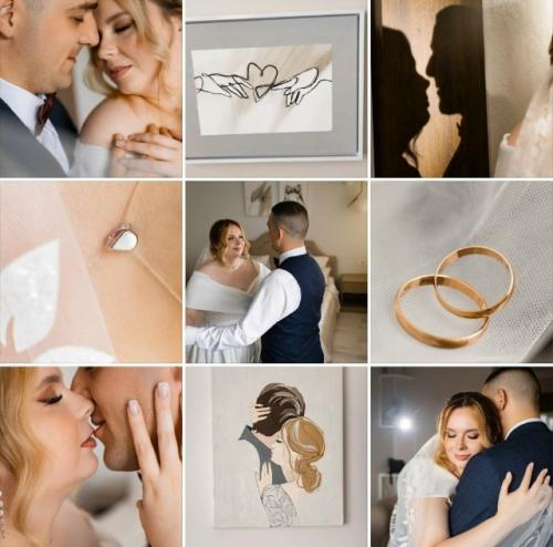 Я загрузила в чат Chatgpt скрины со своих 15 свадебных постов. 03