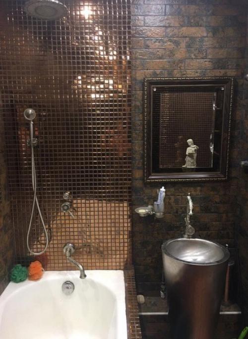 Процесс преображения ванной комнаты. 09