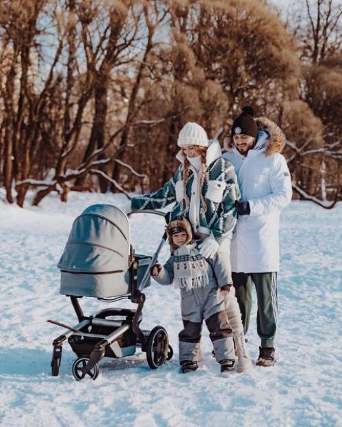 Наша первая прогулка с малышом! 01