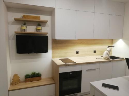 Сияюще - белая кухня - явный показатель статуса, вкуса и профессиональной дизайнерской работы. 02