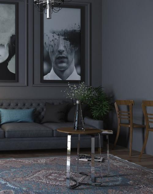 Дизайн кухни гостиной. 02