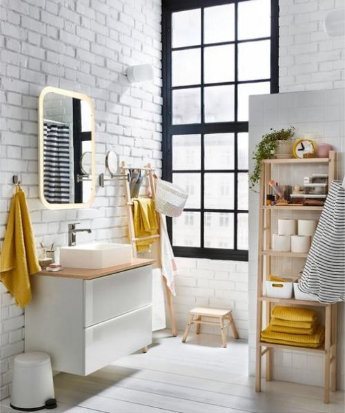 Bathroom@Scandiinterior.  Лучший стеллаж икеа для хранения в ванной. 07