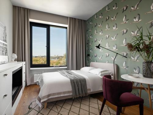 Интерьер маленькой квартиры - студии 23 кв. 05