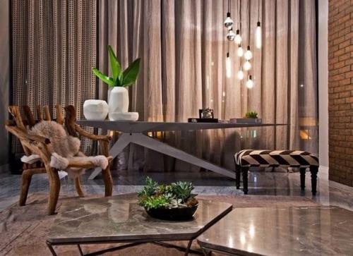 Тонкий дизайн интерьера лофта. 08