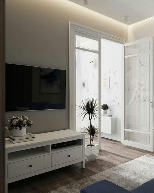 Светлая просторная кухня. 03