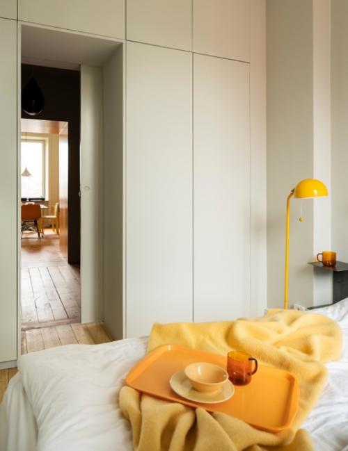 Небольшая яркая квартира с очень функциональными стенами! 05 Небольшая яркая квартира с очень функциональными стенами! 05