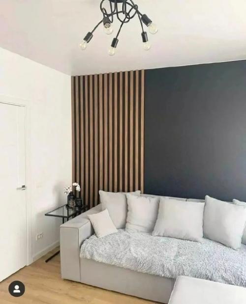 Современный вариант дизайна квартиры в светлых оттенках. 07