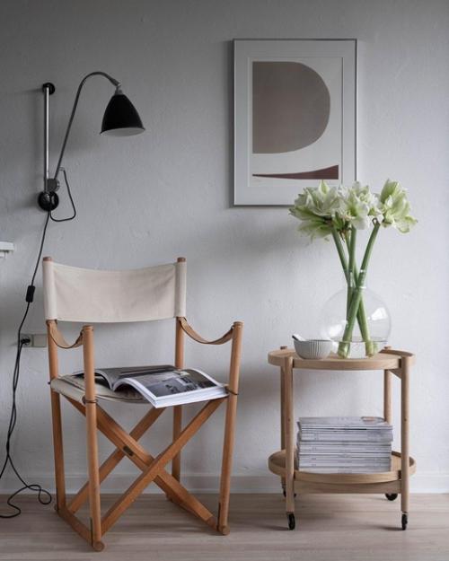 Мебель в скандинавской гостиной. 03