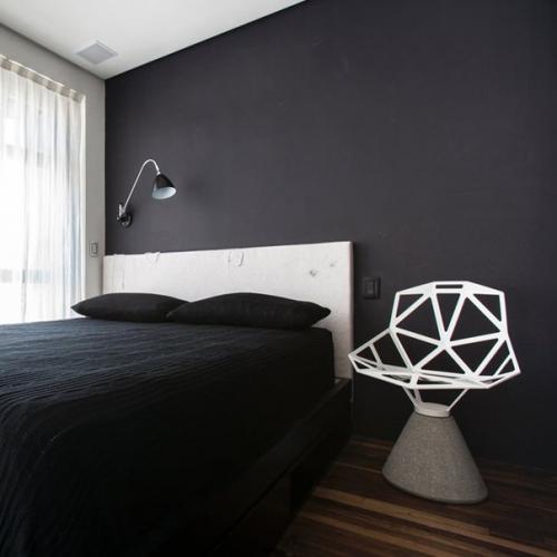 Интерьер спальни в стиле минимализм.