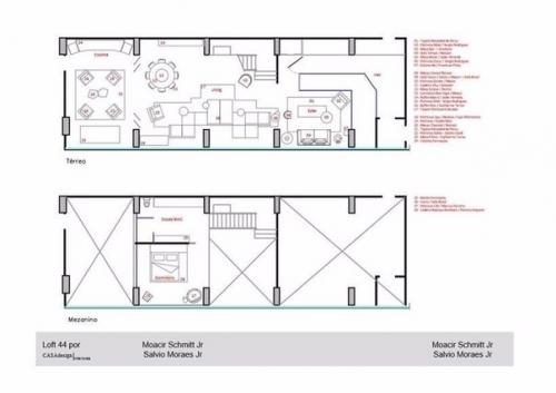 Тонкий дизайн интерьера лофта. 09
