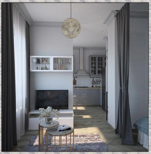 Красивый интерьер. В спокойной цветовой гамме. 05