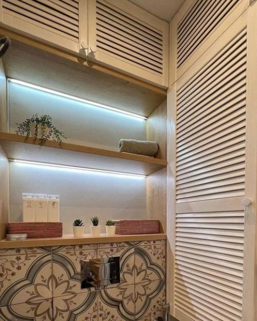 Красивая ванная комната и санузел из одного проекта. 07