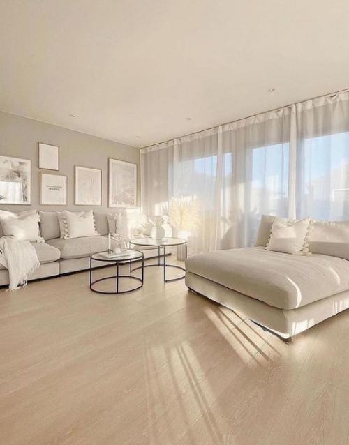 Стильный интерьер. В светлых тонах. 03