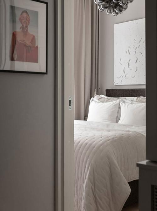 Маленькая площадь не помеха элегантному интерьеру: двухкомнатная квартира в Стокгольме (37 кв. 06