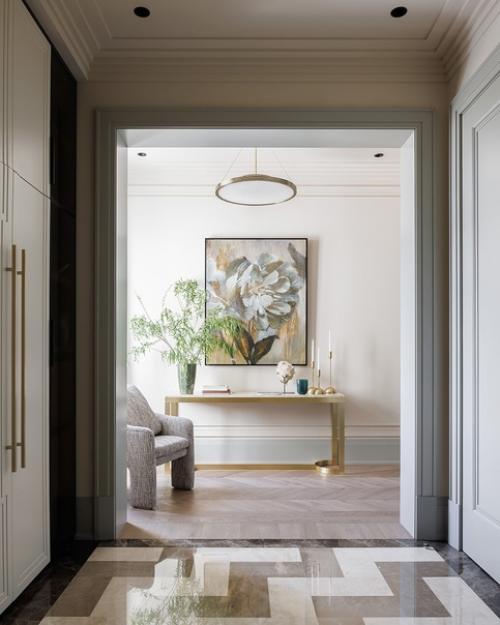 Реализованный интерьер квартиры, площадью 150 кв. 08