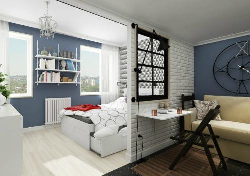 Как выжать максимум из 25 квадратов: студия в новой Москве. 04