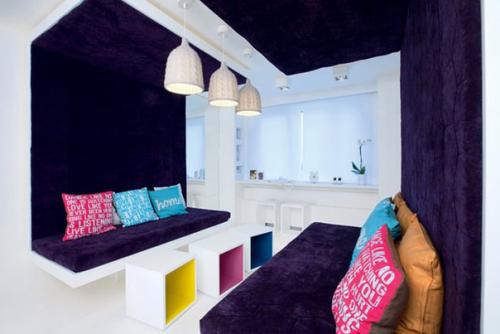 Интерьер подростковой комнаты для 2-х девочек. 02