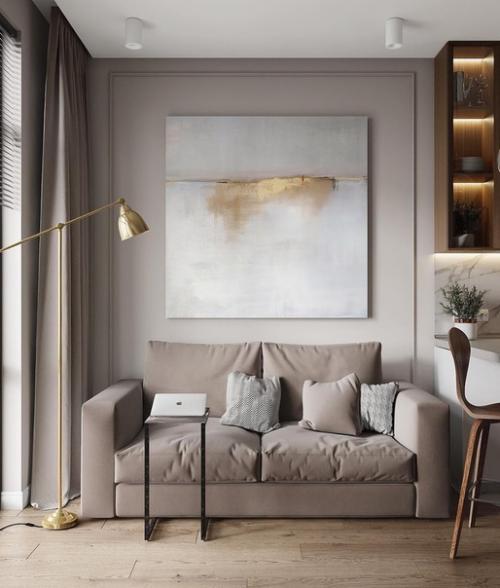 Оцените дизайн - проект кухни - гостиной. 02