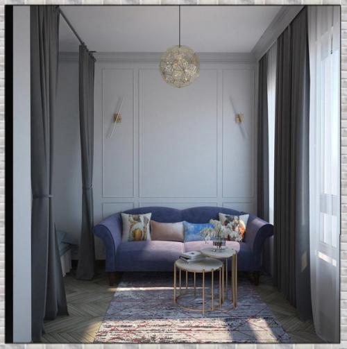 Красивый интерьер. В спокойной цветовой гамме. 03